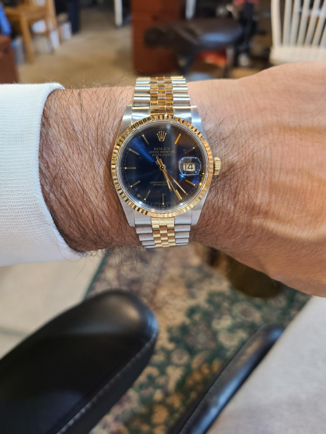 DJ 16233 Blue Dial