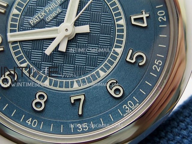 calatrava 6007a ss 3kf 11 best edition blue dial on blue leather strap a324 super clone v2 (2)