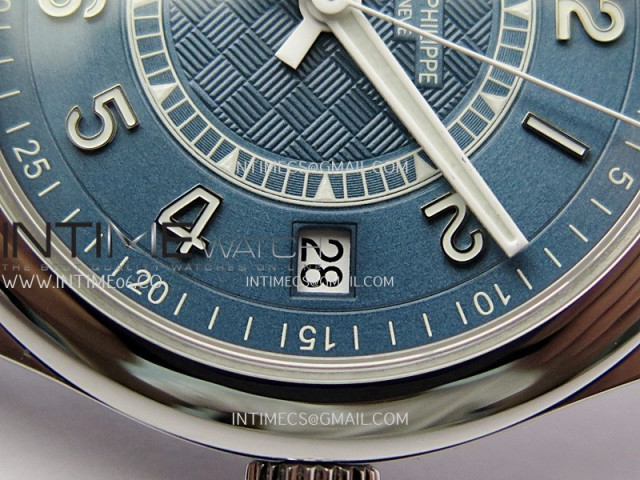 calatrava 6007a ss 3kf 11 best edition blue dial on blue leather strap a324 super clone v2 (1)
