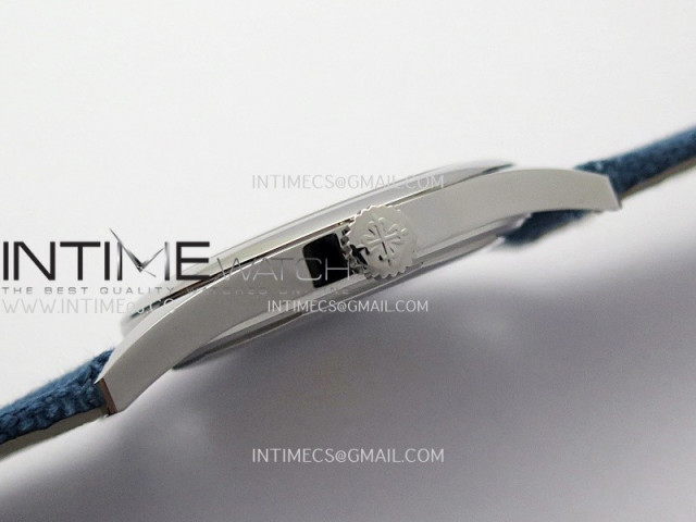 calatrava 6007a ss 3kf 11 best edition blue dial on blue leather strap a324 super clone v2 (3)
