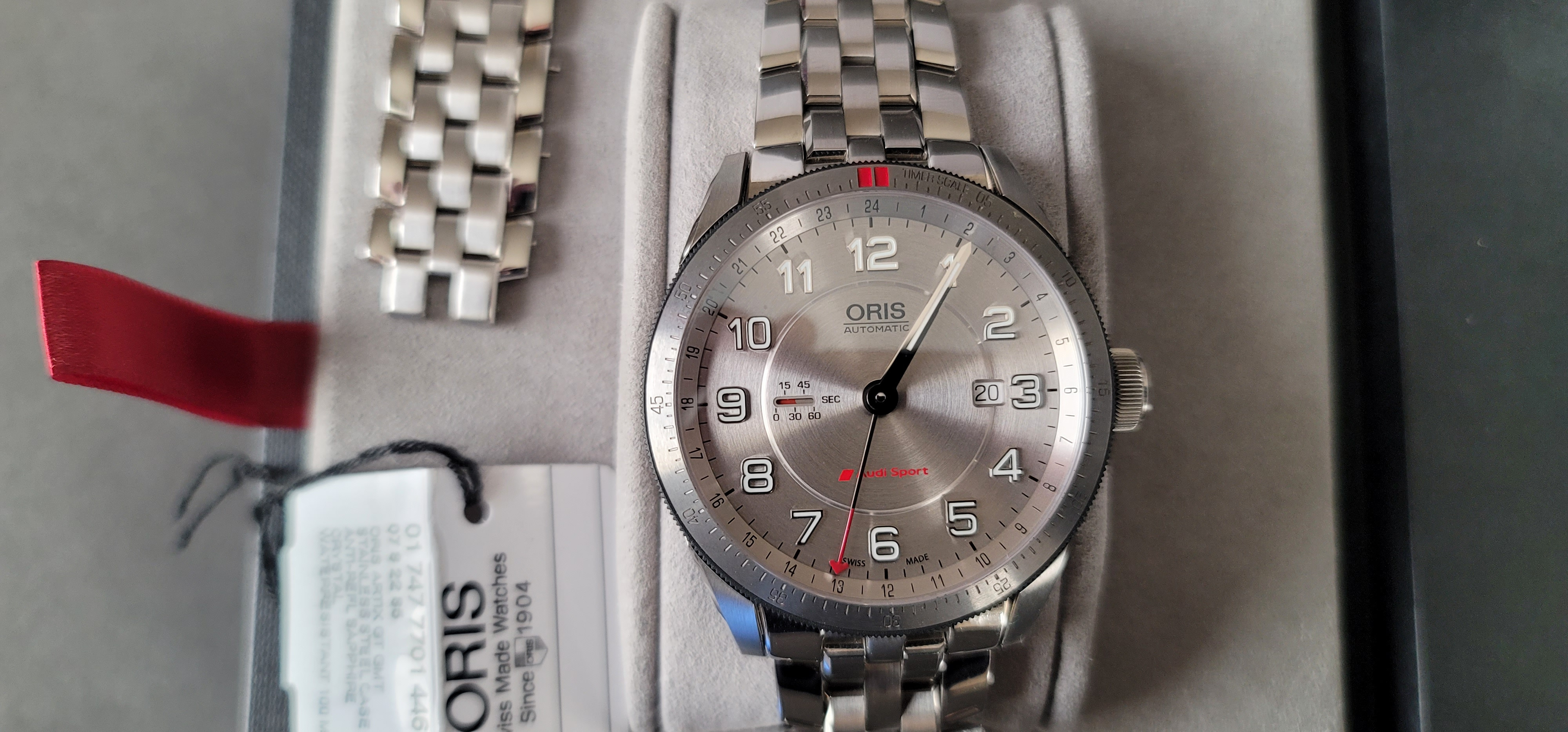 Oris Artix GT GMT Audi Sport Model 0174777014461 WatchUSeek