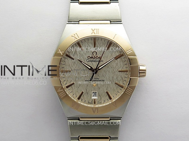 constellation 39mm ss rg twf silver dial on ss rg bracelet a8800