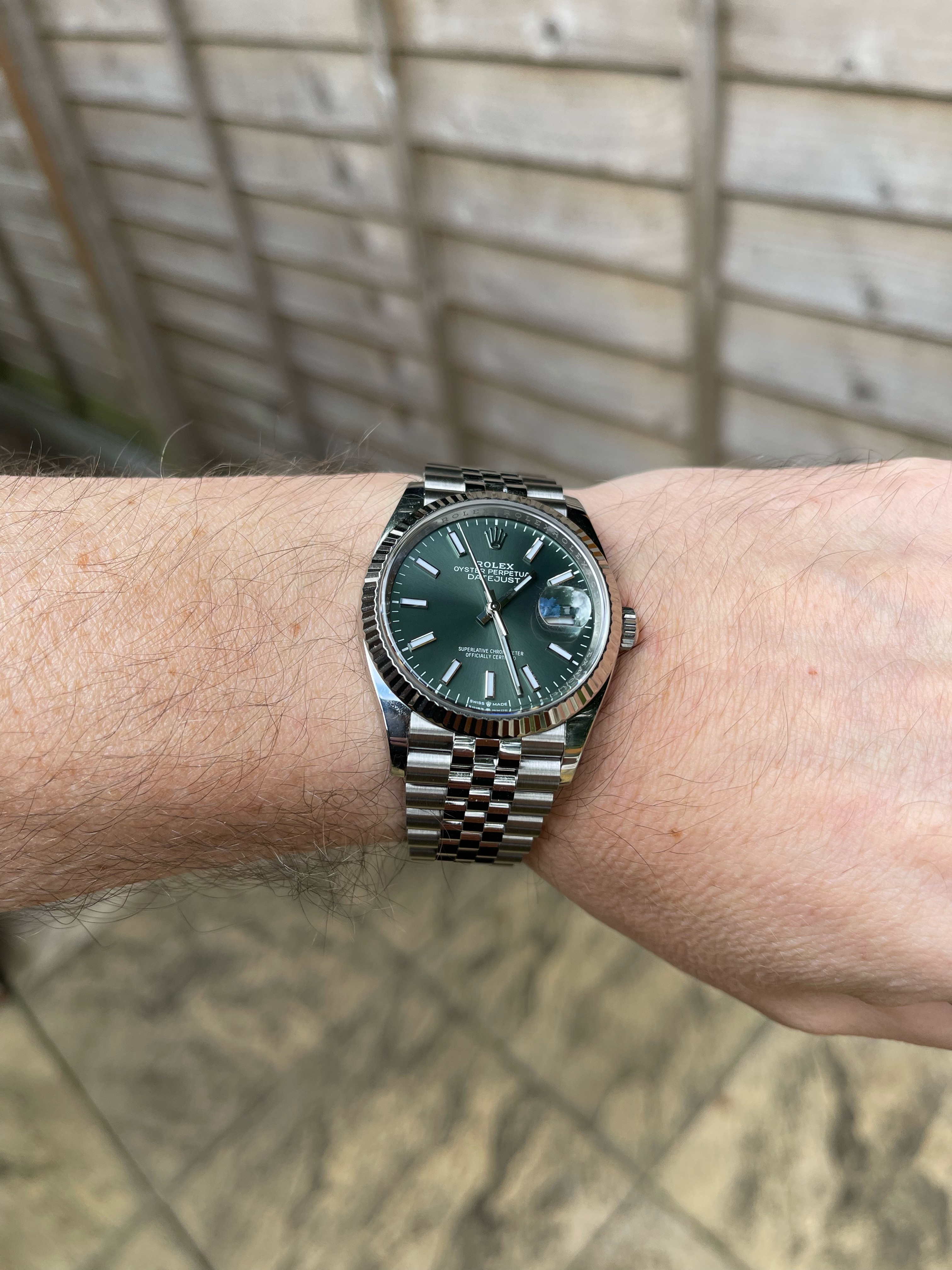 Mint green datejust 36mm Clean v VSF Replica Watch Info