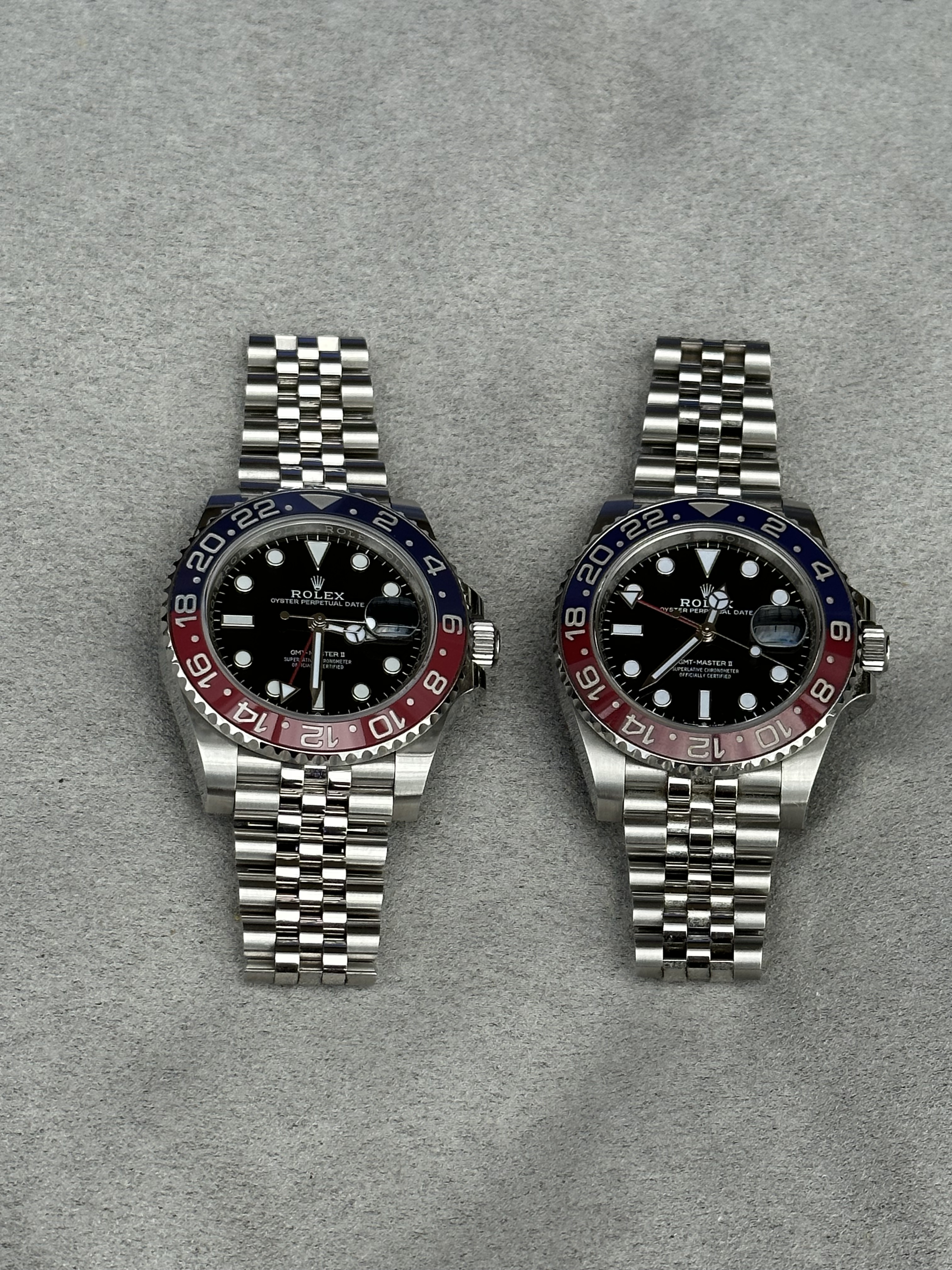 Clean GMT II Pepsi updated bezel insert V2 V2s review and