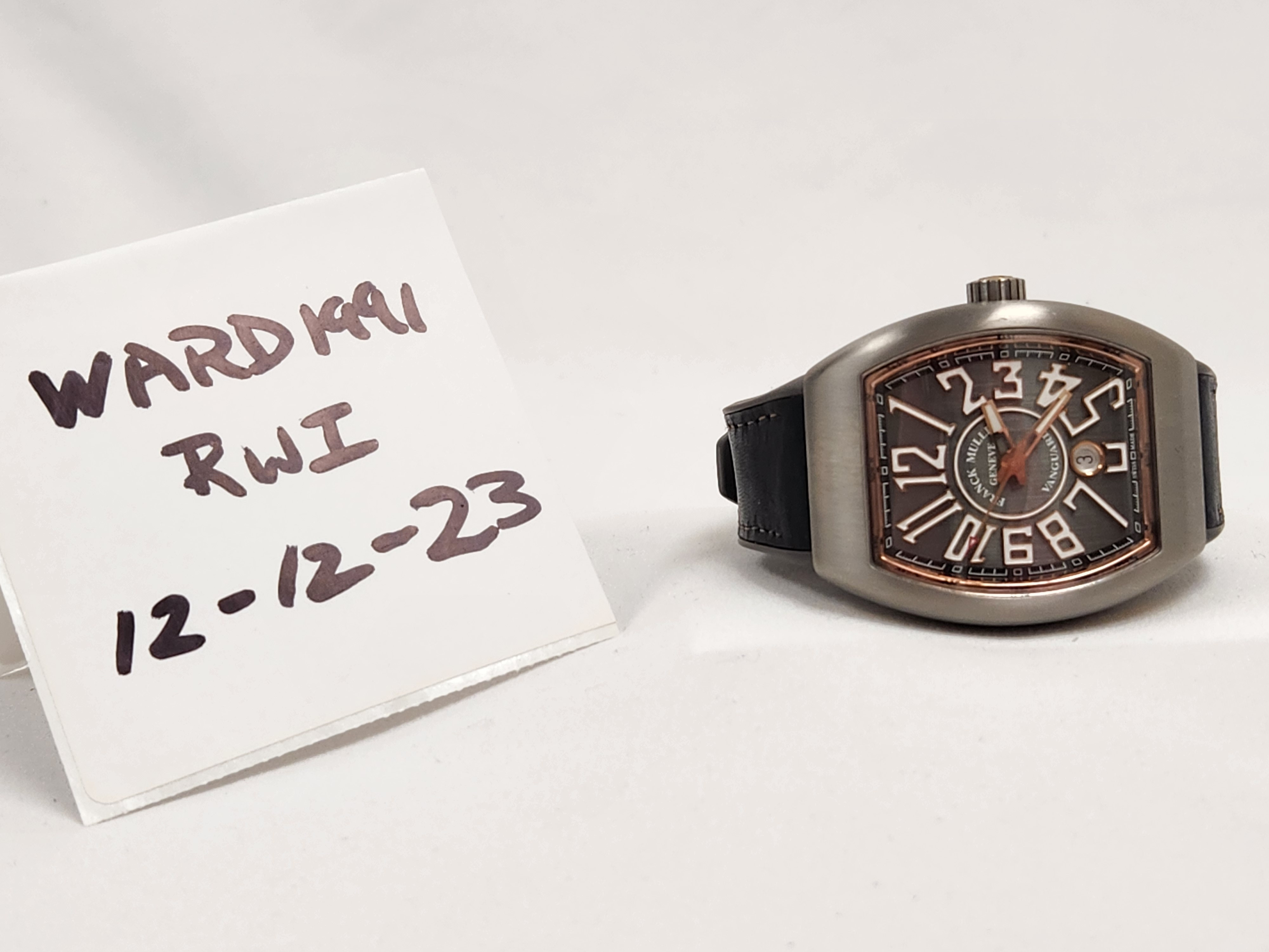 SOLD GF Franck Muller Vanguard Titanium Replica Watch Info