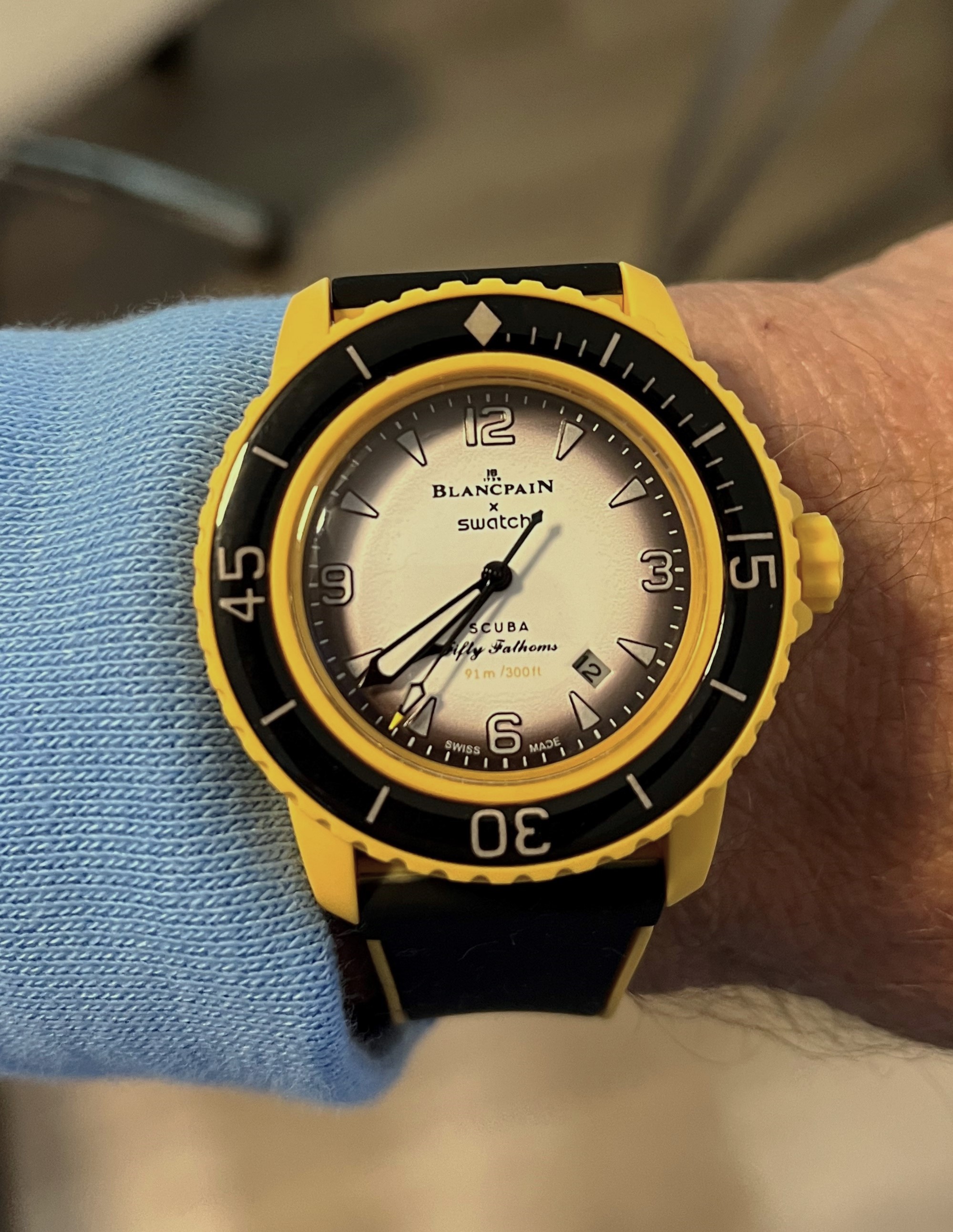 Blancpain x Swatch another cheap as chips review Replica