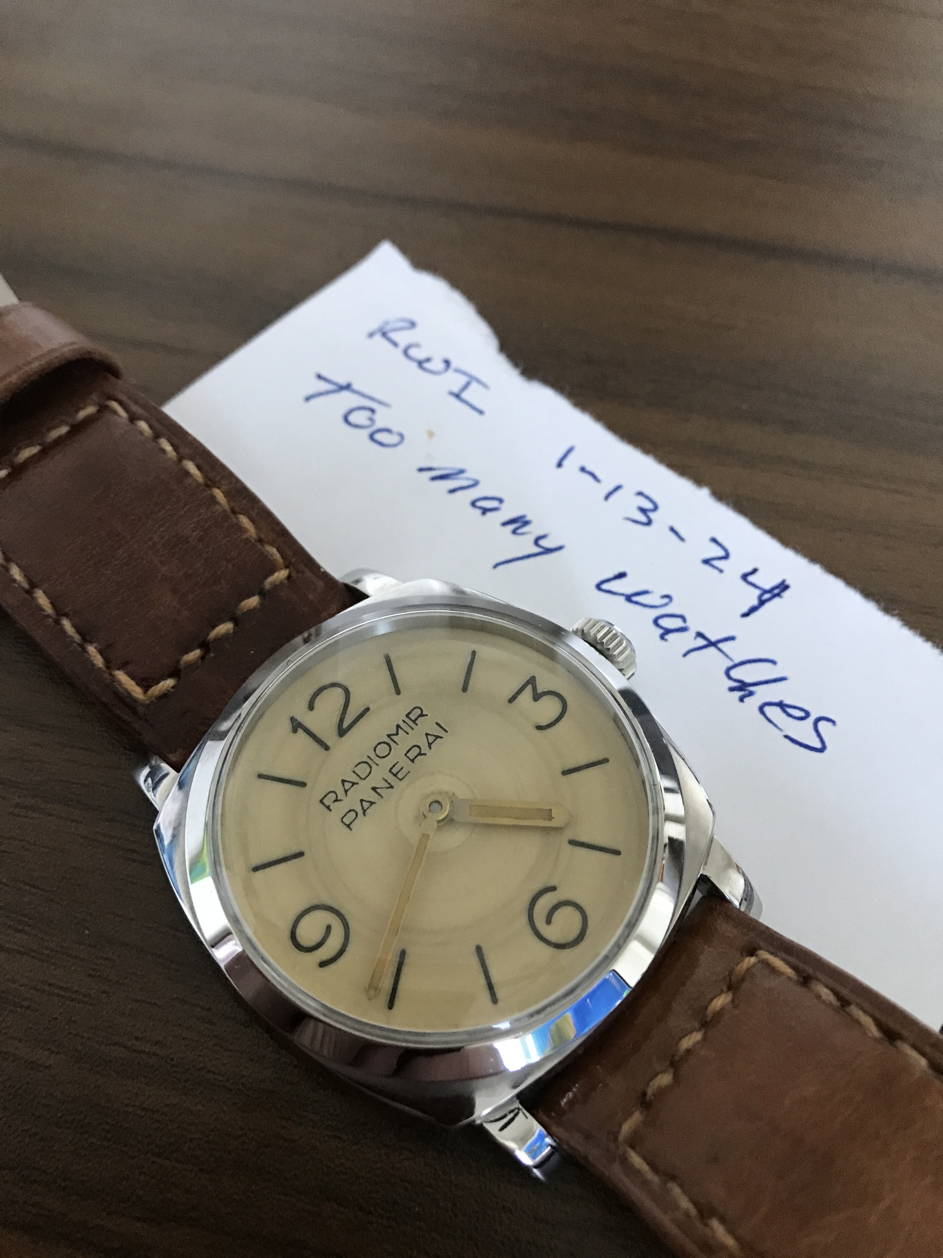 SOLD Vintage Panerai Black Shark Build CONUS Replica Watch Info