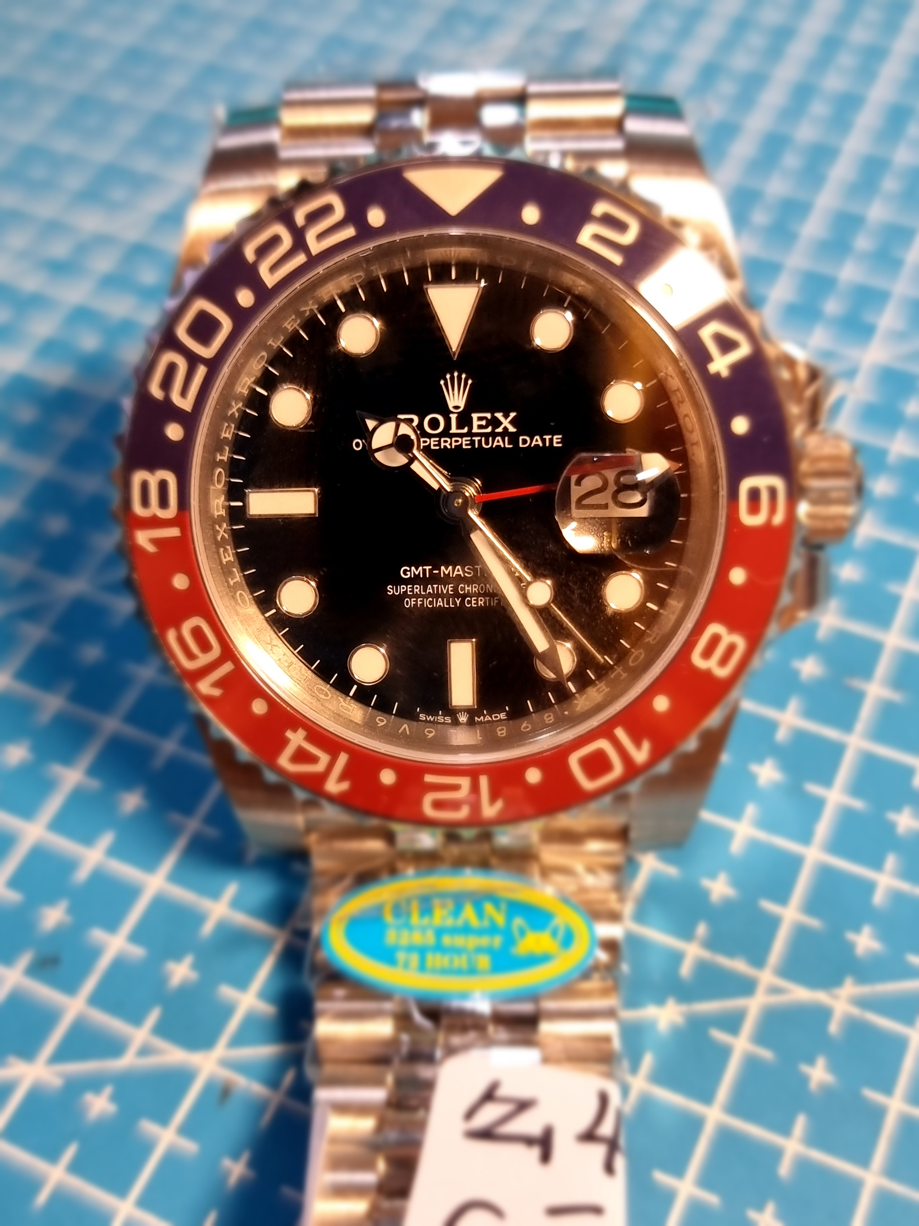 My 3rd buy - Pepsi Clean Factory Best Edition on Jubilee Bracelet DD3285 V2  | Replica Watch Info