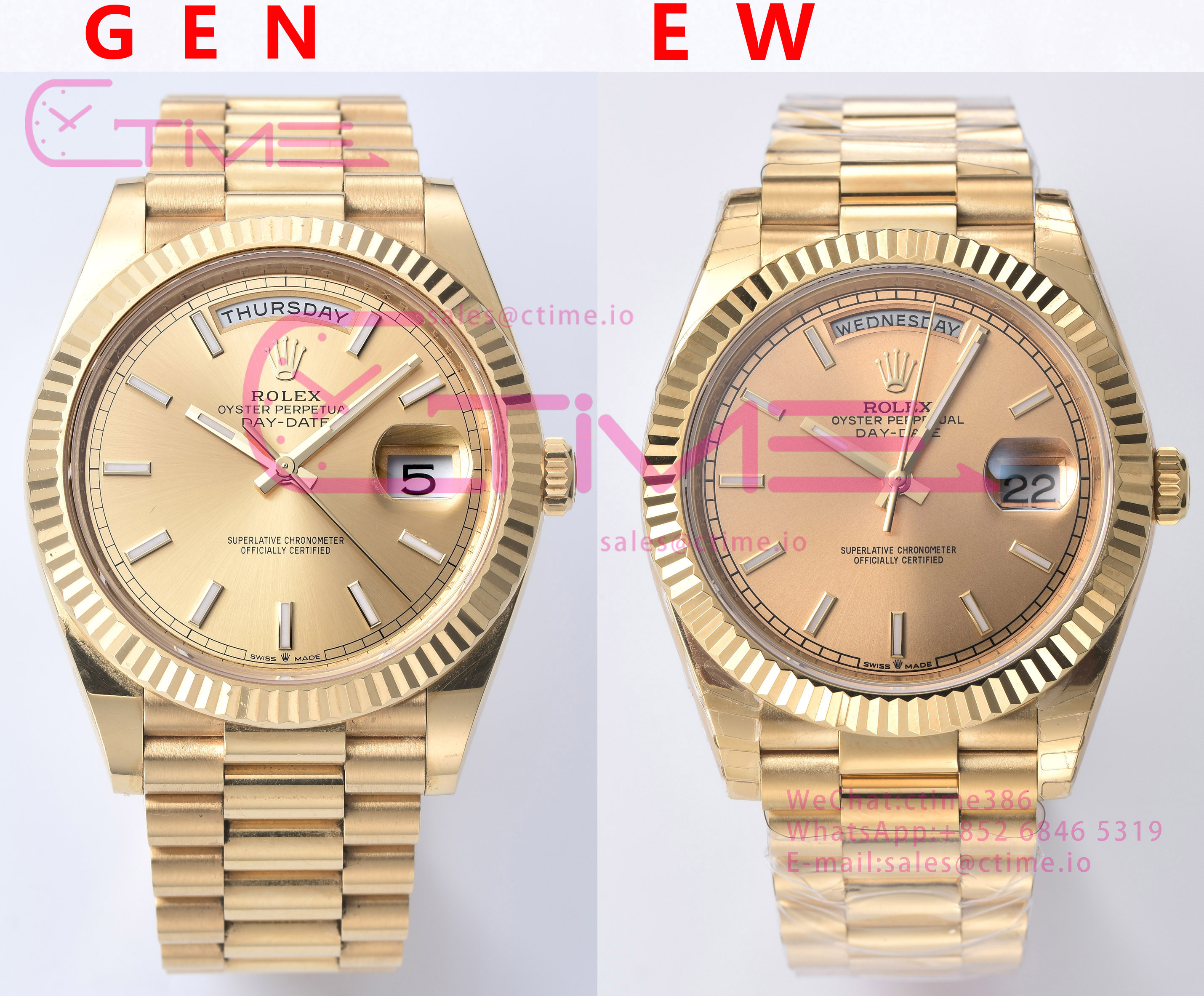 Best day date discount replica