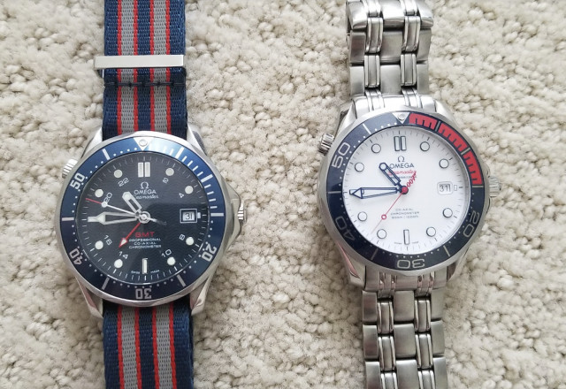 omega sm 300 gmt and commander condensed
