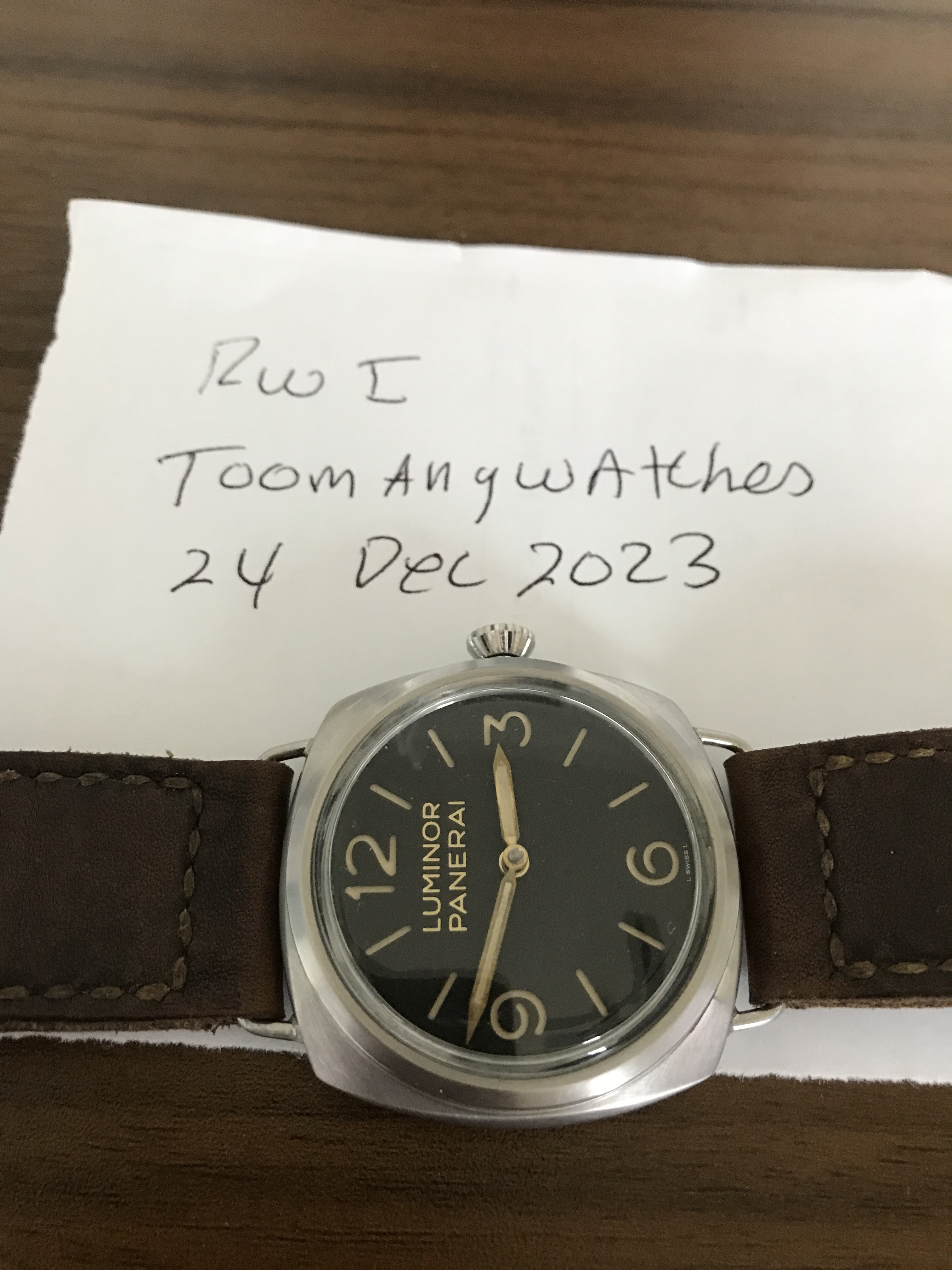 SOLD Xmas Eve Vintage Panerai Sale 1 125 Replica Watch Info