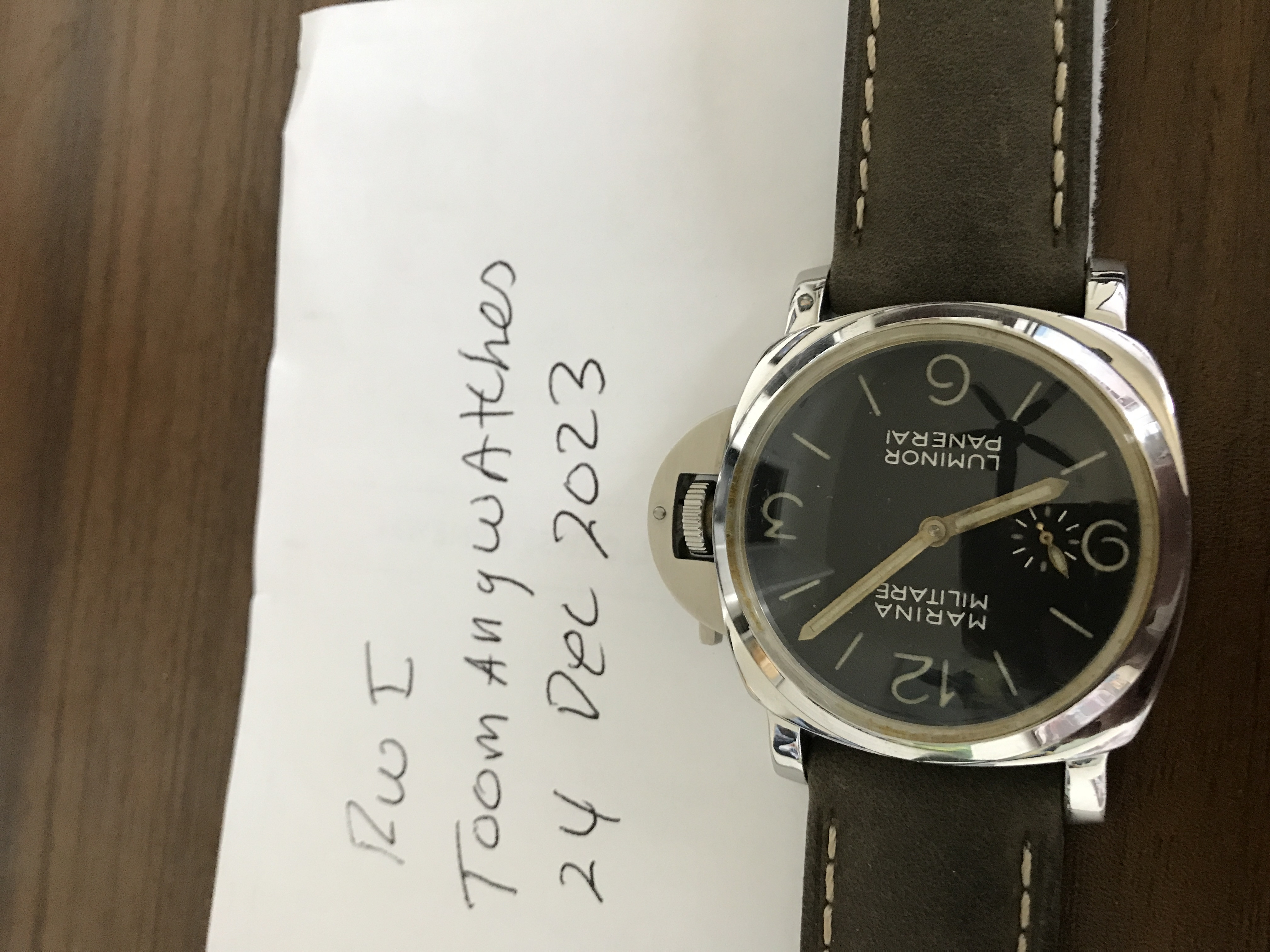 SOLD Xmas Eve Vintage Panerai Sale 3 Replica Watch Info