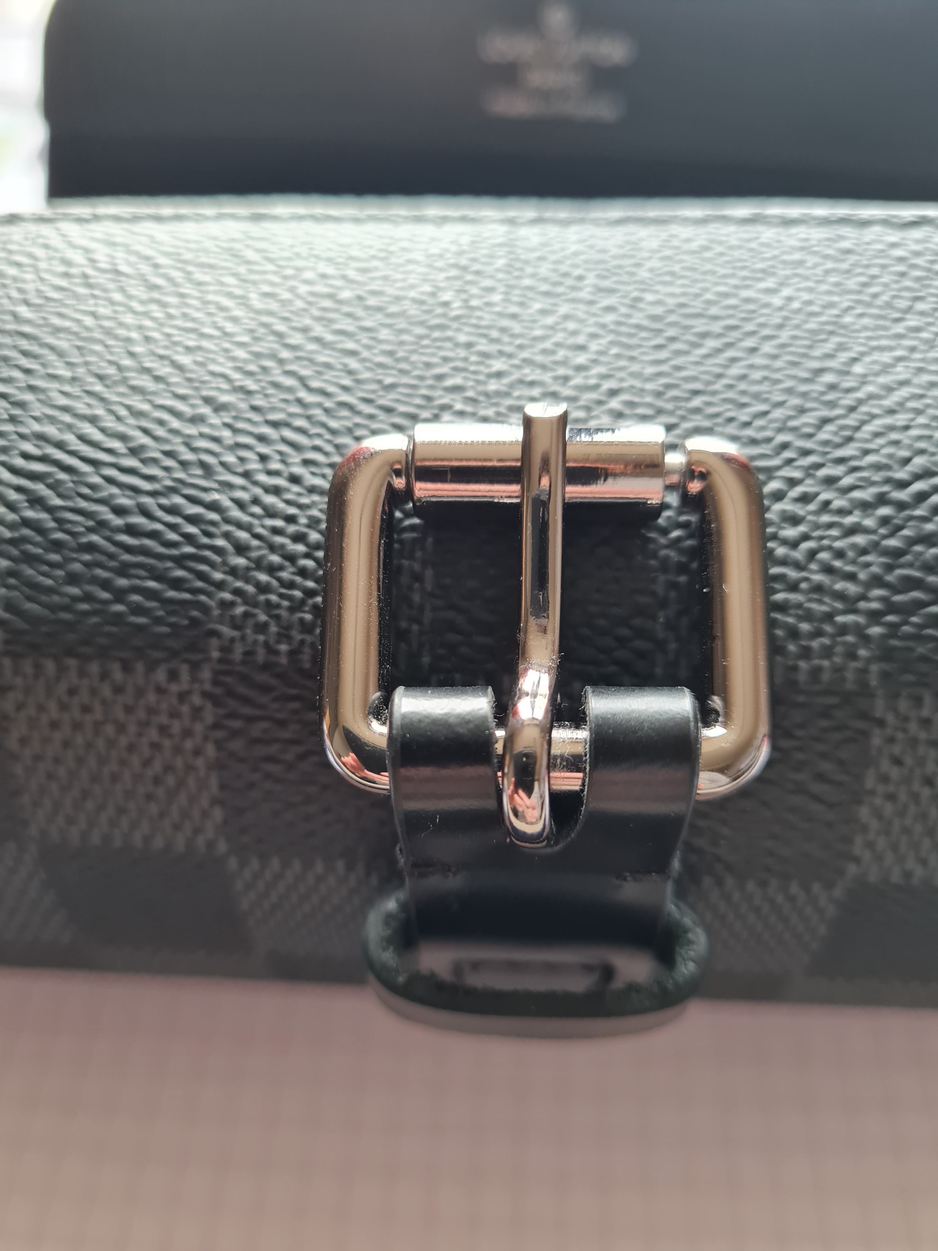 Replica Louis Vuitton 3 Watch Case Damier Graphite N41137 for Sale