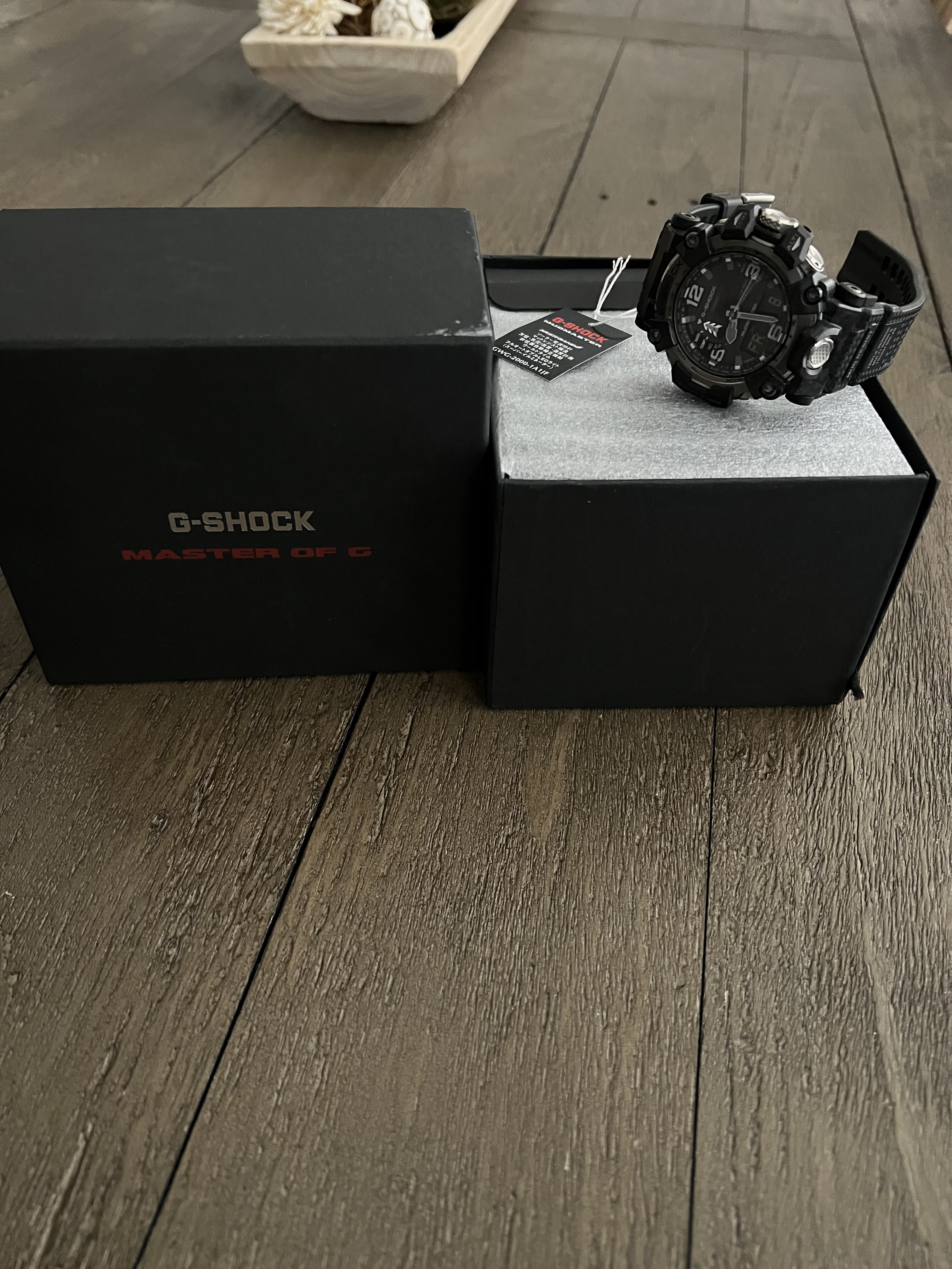 WITHDRAWN] - CASIO GWG-2000-1A1JF G-Shock Carbon MUDMASTER Radio