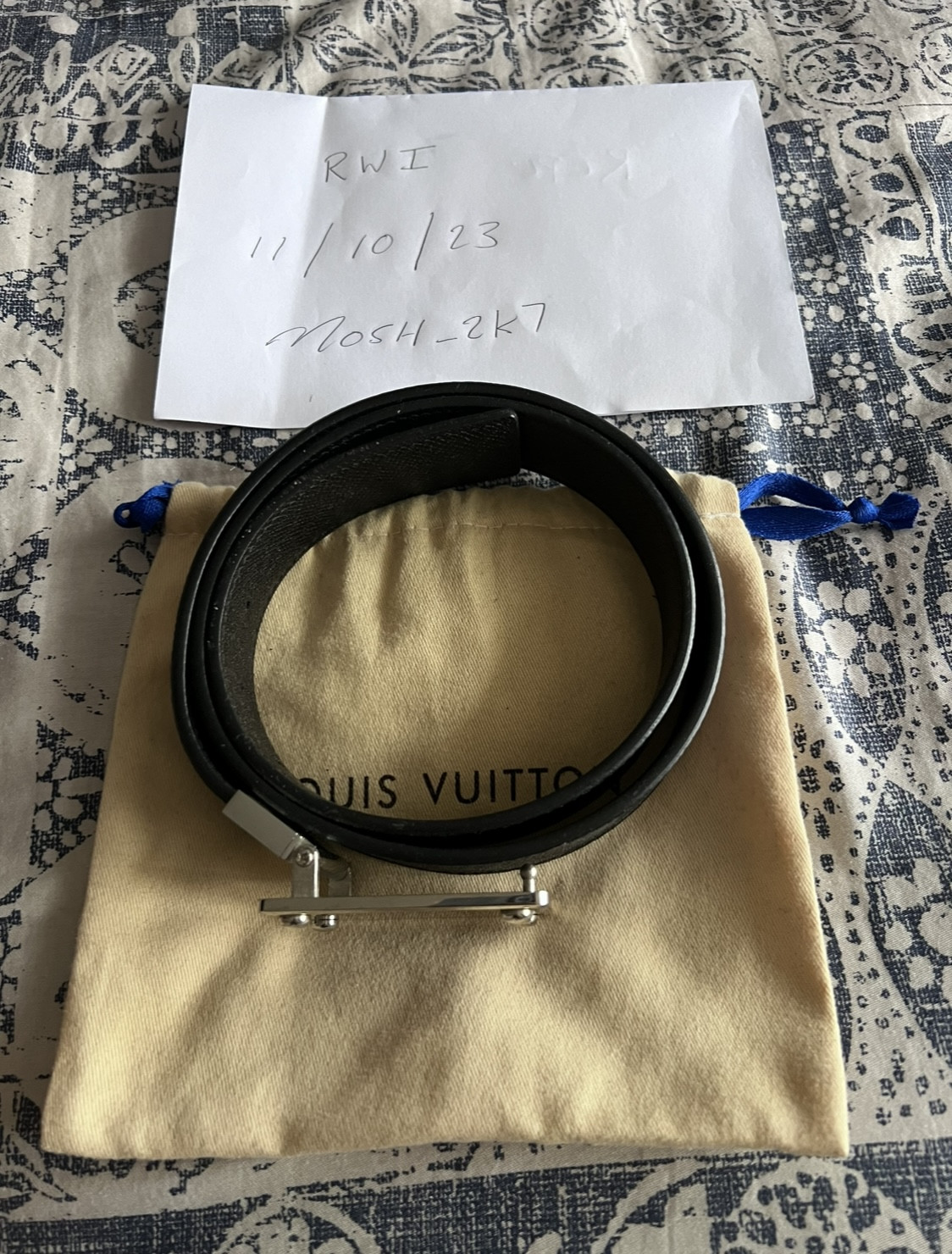 Louis Vuitton belt used a few times, still in great