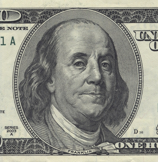 1200px Benjamin Franklin U.S. $100 bill