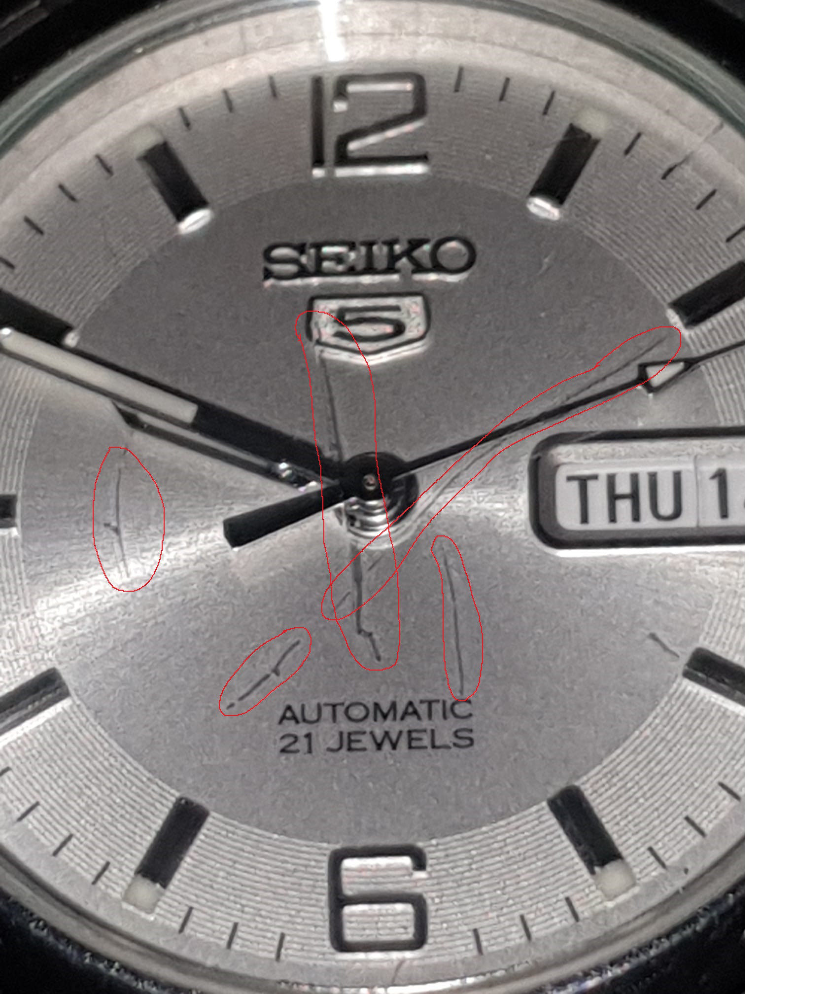 Gen. Seiko 5 Automatic 7S26 01V0 glass replacement Replica Watch