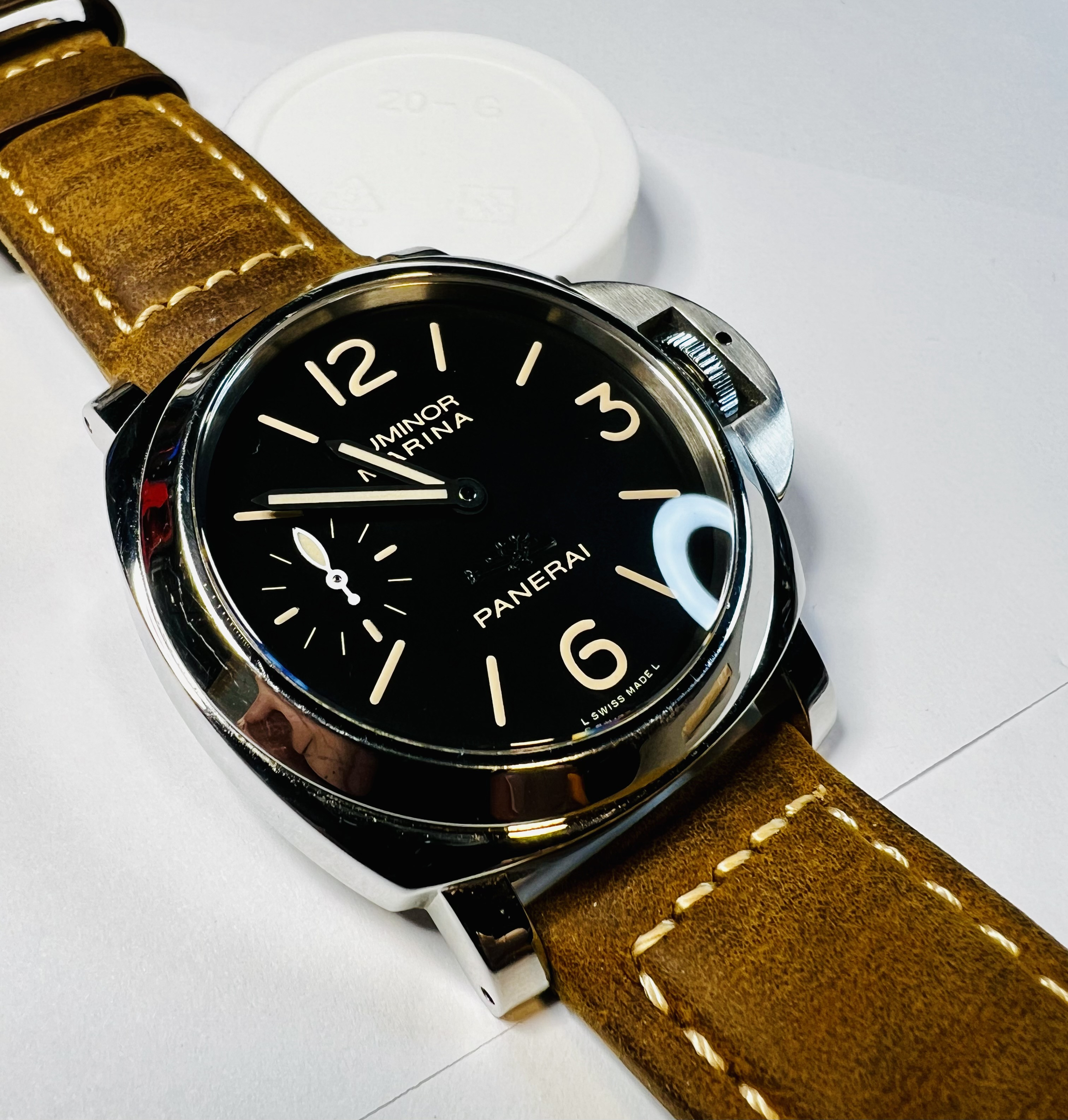 SOLD CONUS Panerai PAM 411 w Swiss Movement Gen Strap