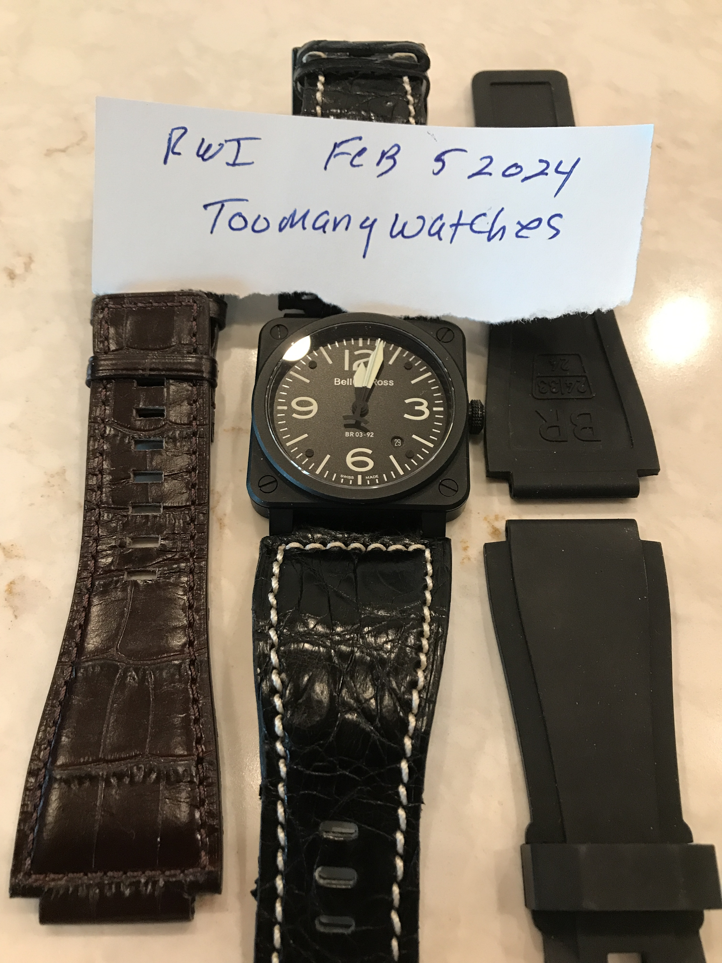 SOLD Bell Ross Replica Watch Info