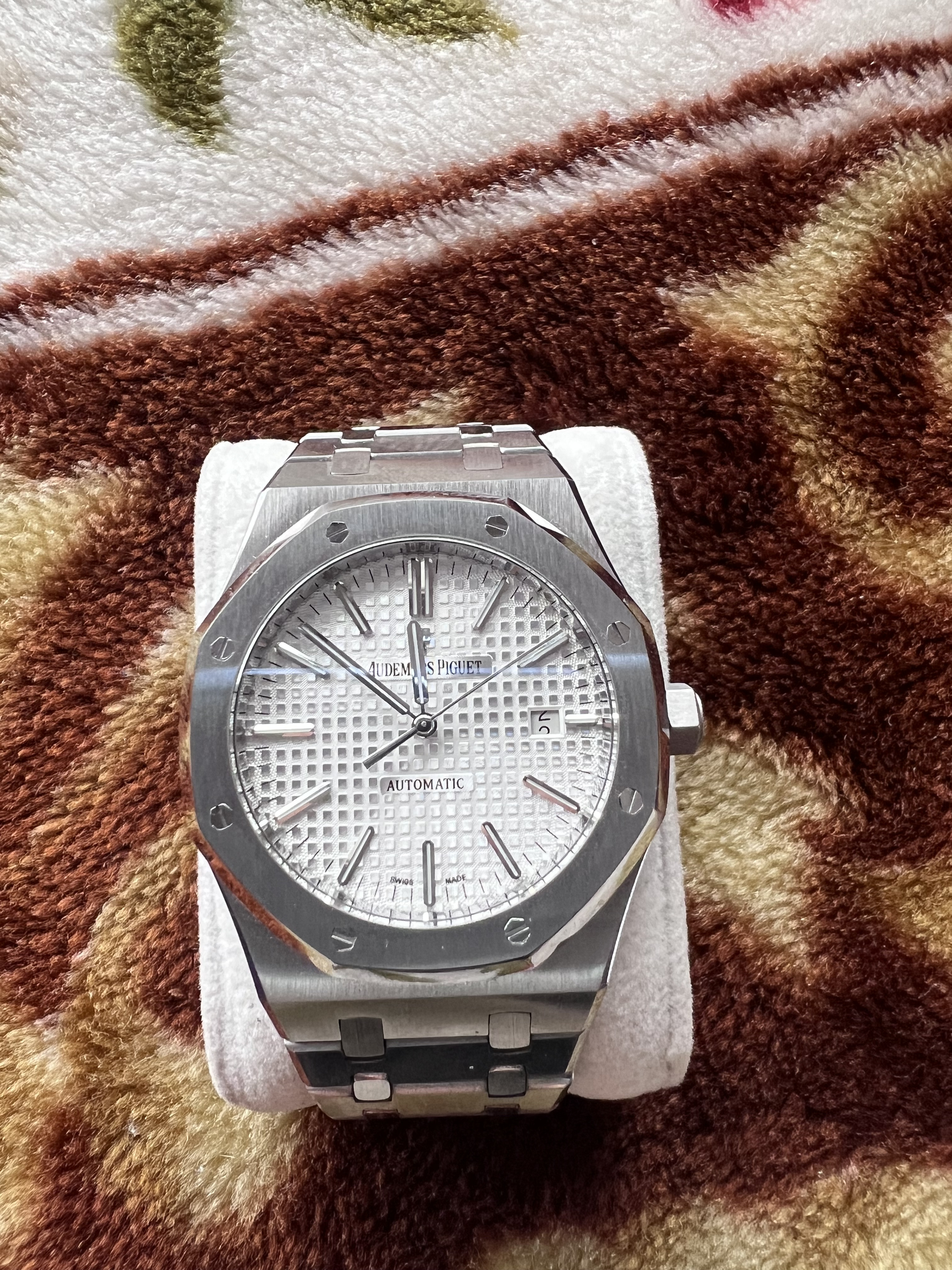 FOR SALE AP Audemars Piguet 15400 JF V2 White Dial Watch