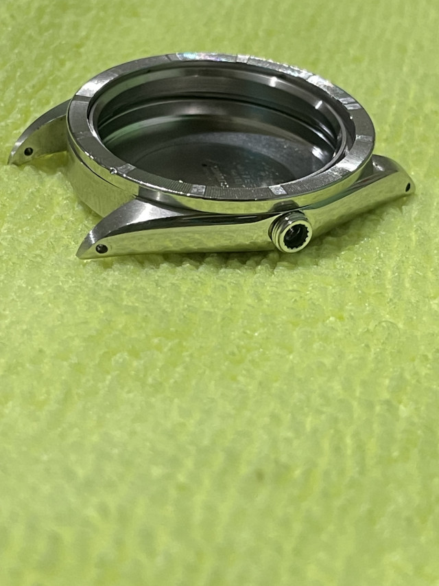 Case after minor polishing to the sides