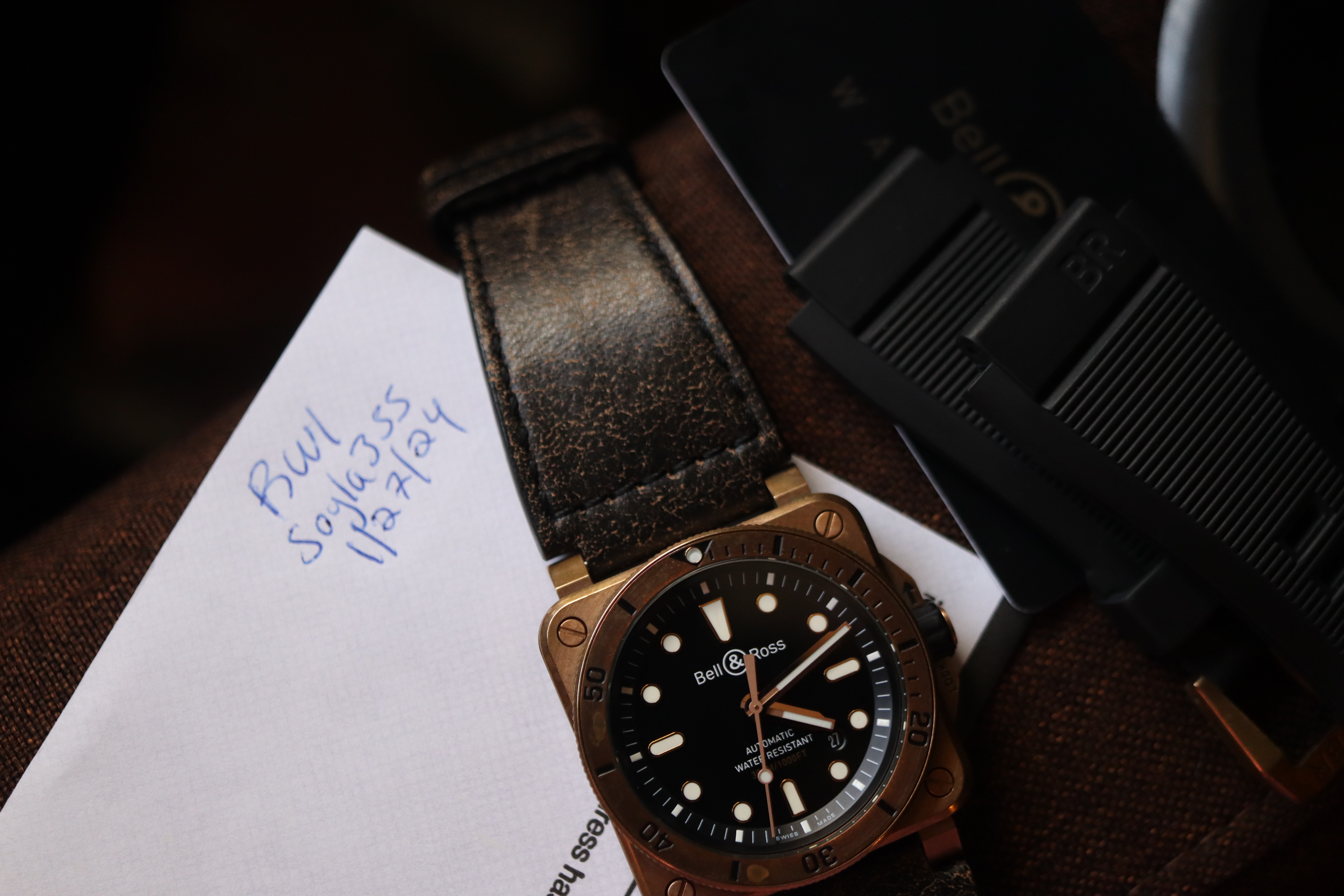 SOLD Bronze Bell Ross Replica Watch Info