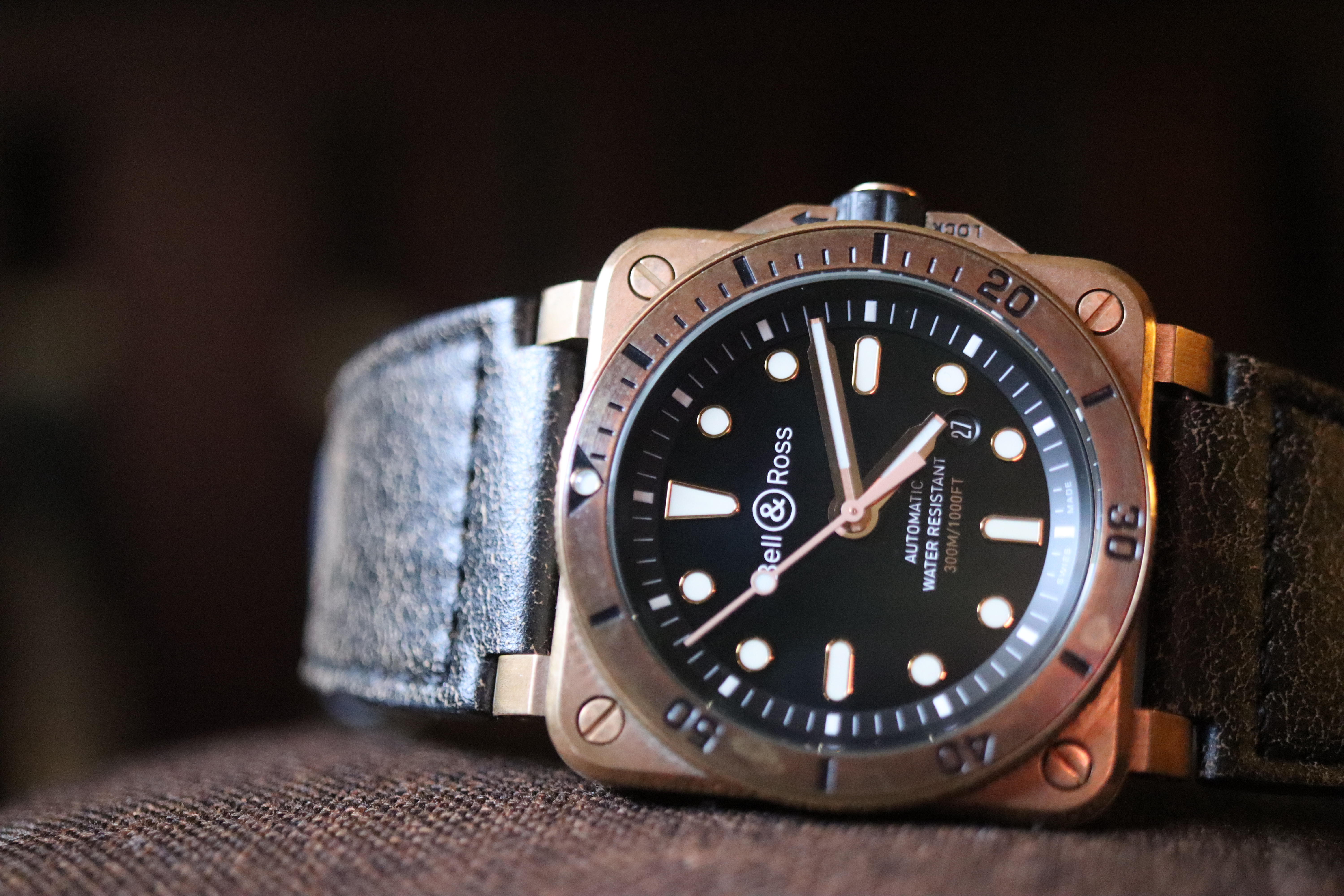 SOLD Bronze Bell Ross Replica Watch Info