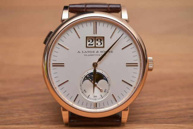 A. Lange Sohne Saxonia Moon Phase 2016 Review 3