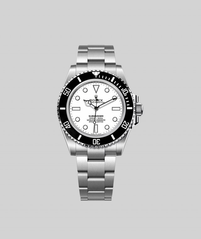 2024 White Dial Rolex Submariner Mock Up