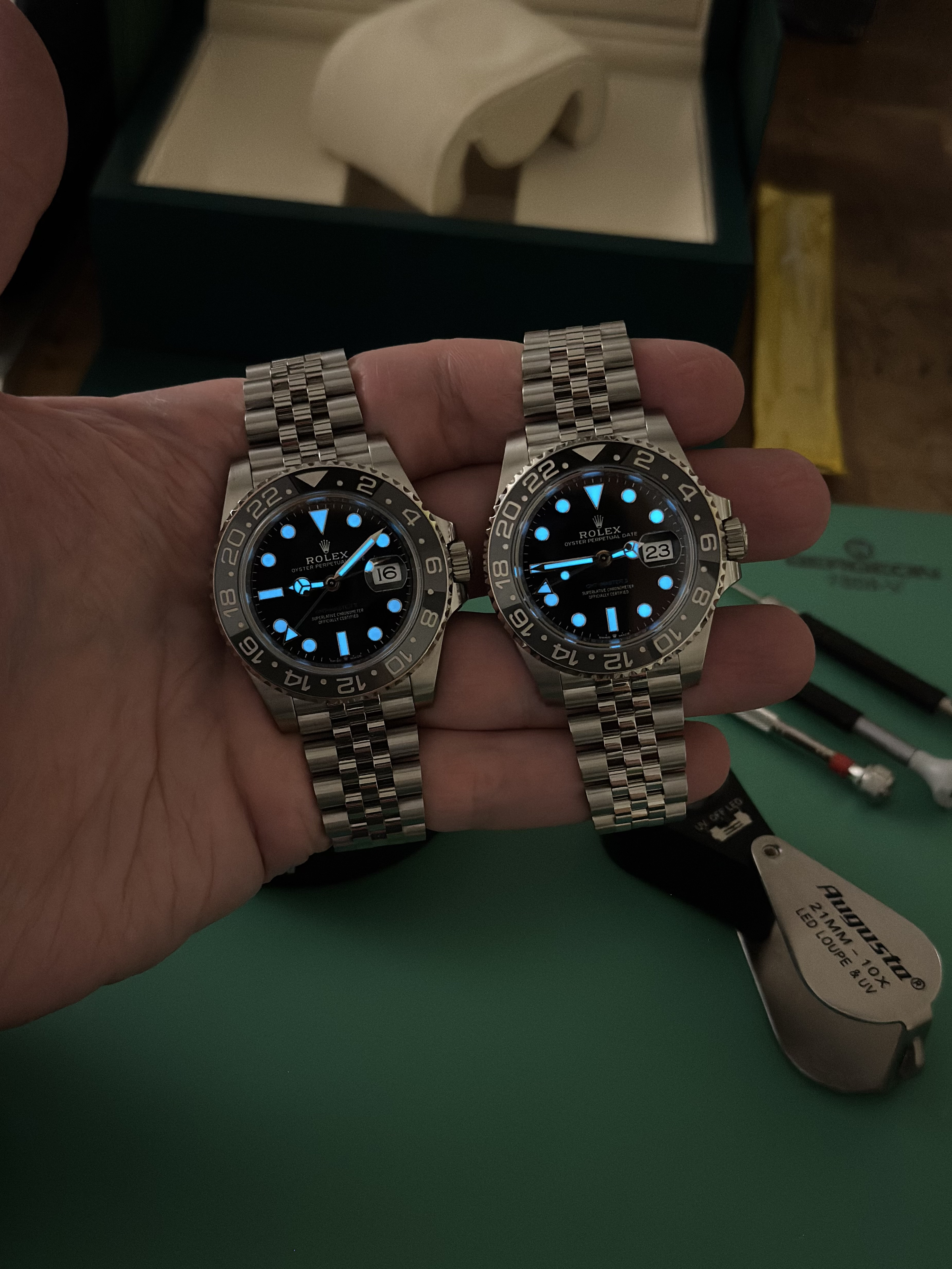 GMT 126710 Clean plus vs Gen  - Ρολόγια Replica