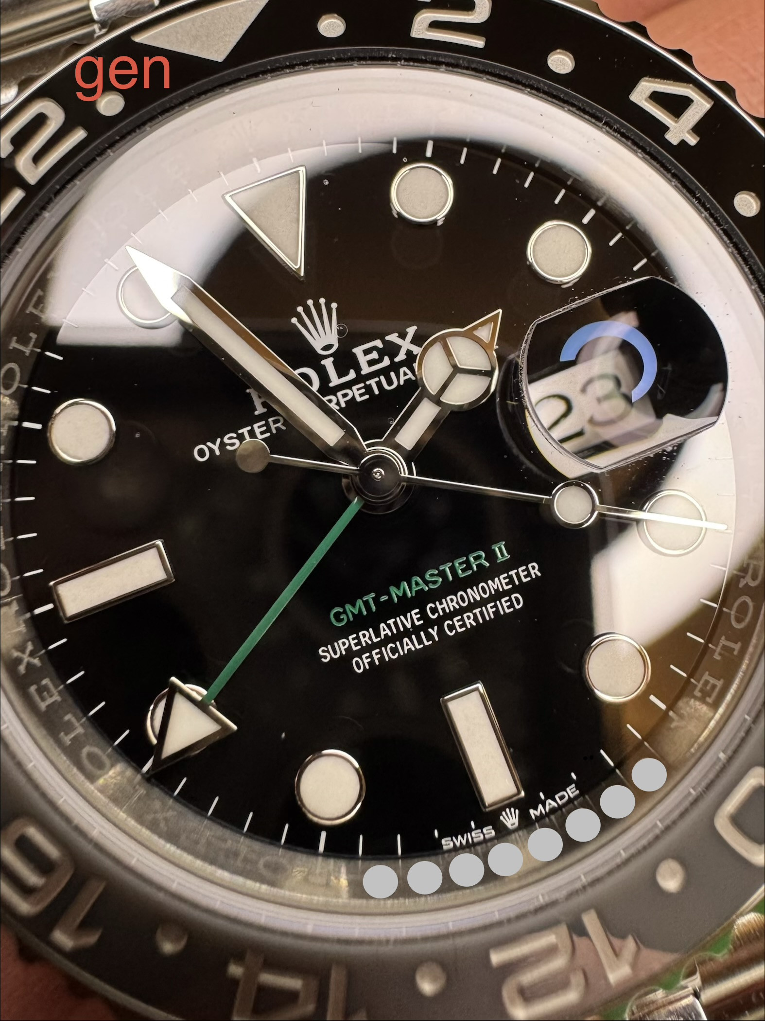 GMT 126710 Clean plus vs Gen  - Ρολόγια Replica