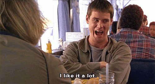 I Like It A Lot Jim Carrey In Dumb and Dumber Gif