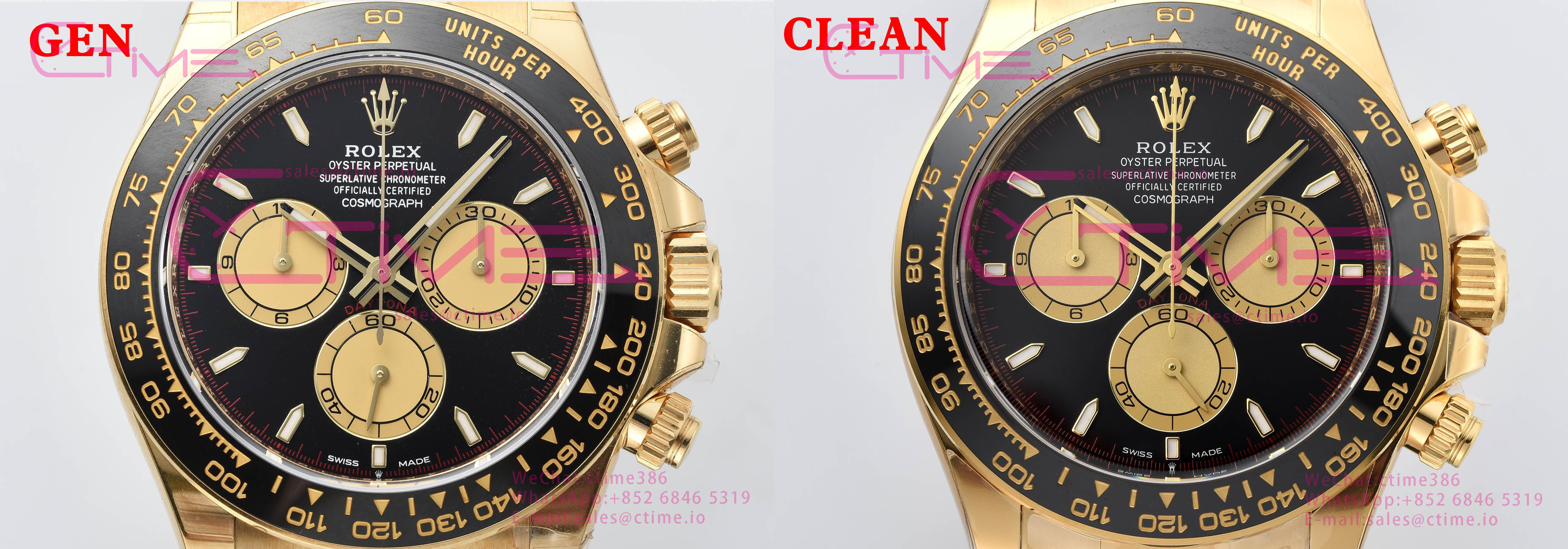 Clean new 126518/126508 release and comparison with Gen Clean new 126518/126508 release and comparison with Gen