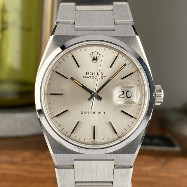 2000 Rolex Datejust Oysterquartz 17000 New Old Stock NOS New Old Stock First Generation Mk1 Dial 1 s