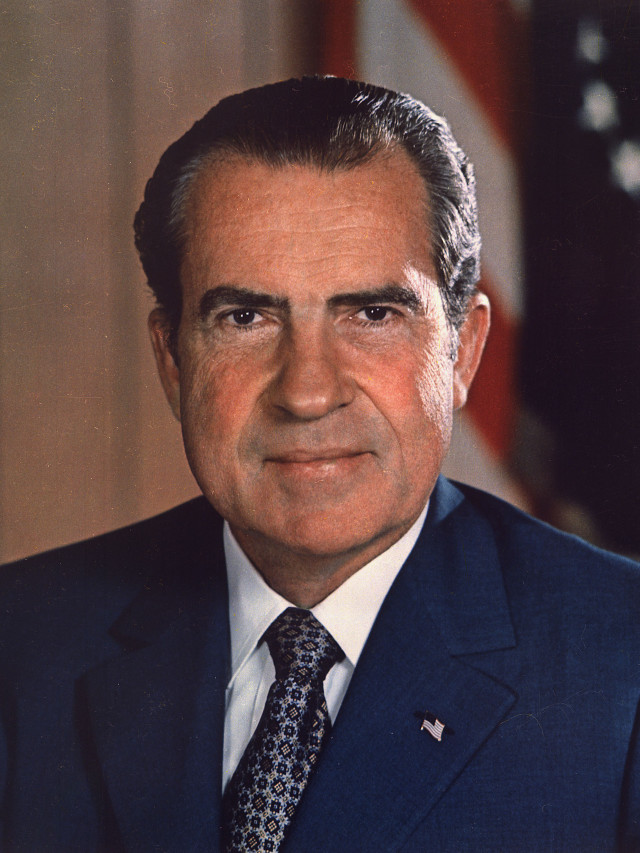 Richard Nixon presidential portrait 1