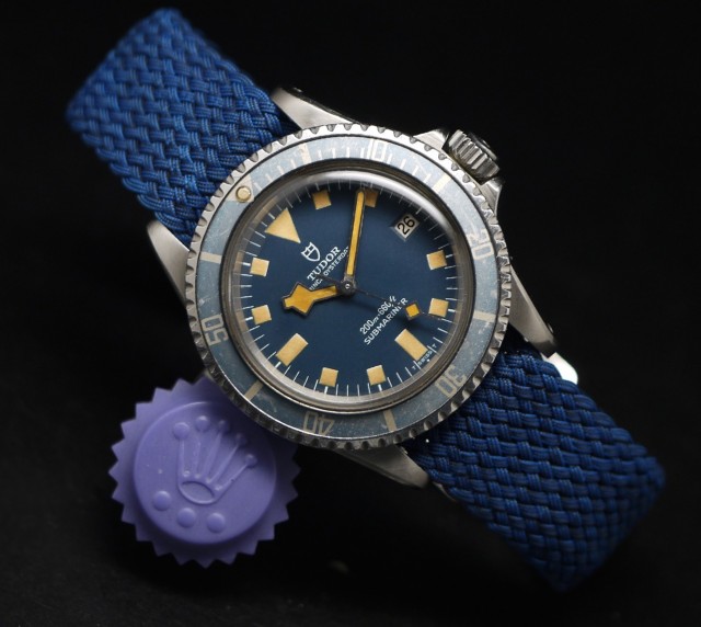 tudor 9411 submariner blue snowflake patina 11